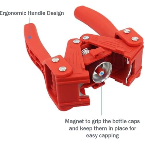 Manual Bottle Capper Tool,Crown Capper,Bottle Sealer for Home Brew Beer Making or Glass Bottles