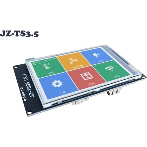 3.5inch multilingual Full Colored JZ-TS35 V3.1 Touch Screen Display WIFI AUTO stop Ramps1.4 Marlin SD for 3D Printer DIY parts