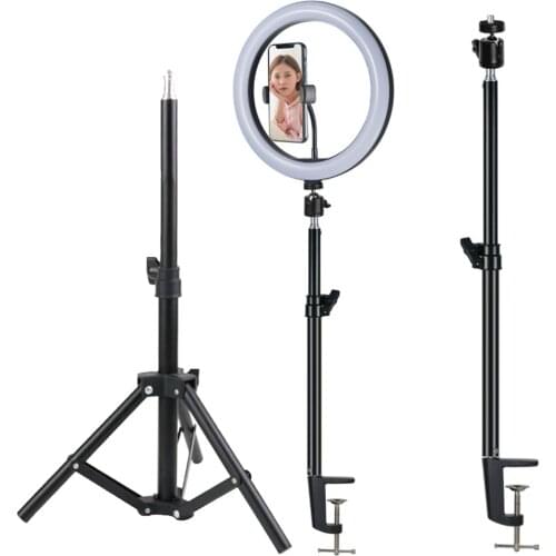 Photography Studio Adjustable Light Stand Tripod 0.5m 1.6m 2m Tripod With 1/4 Screw Head For Camera Photo Softbox Ringlight