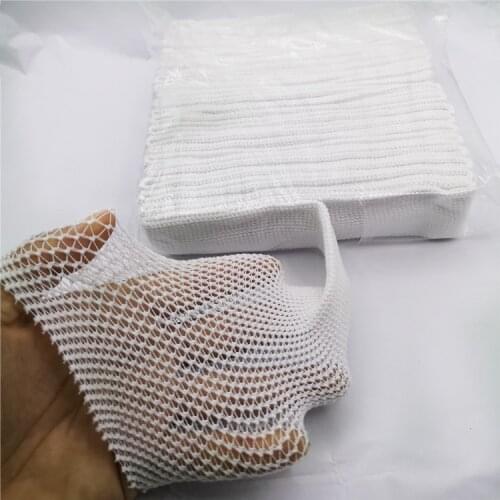 1pcs 5.5# 5Meter medical elastic force children adult mesh bandage cylinder head mesh bandage mesh bag leakage mesh roll bandage