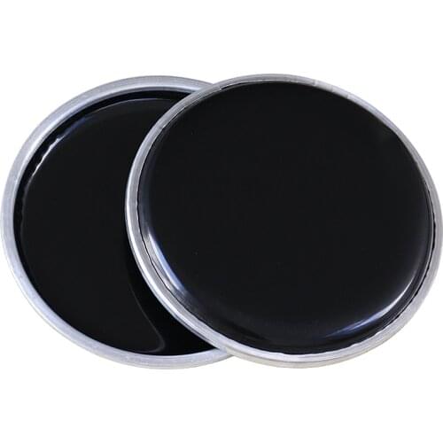 16 Inch 18 Inch 22 Inch 24 Inch Black Drum Skin Imported PET Drum Head High Gloss Finish 0.188mm Thickness Sound Controlled 1 Pc