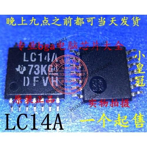 1Pieces New Original SN74LVC14APWR LC14A TSSOP-14 In Stock Real Picture