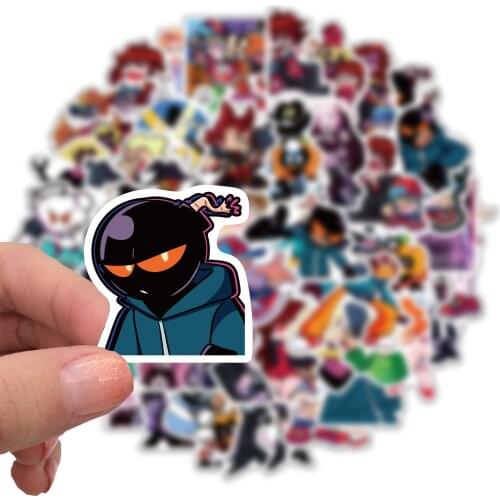 25/50PCS Graffiti FRIDAY NIGHT FUNKIN Game Stickers For Draw-bar frame Childrens Toys DIY Cars Knapsack Skate Computers