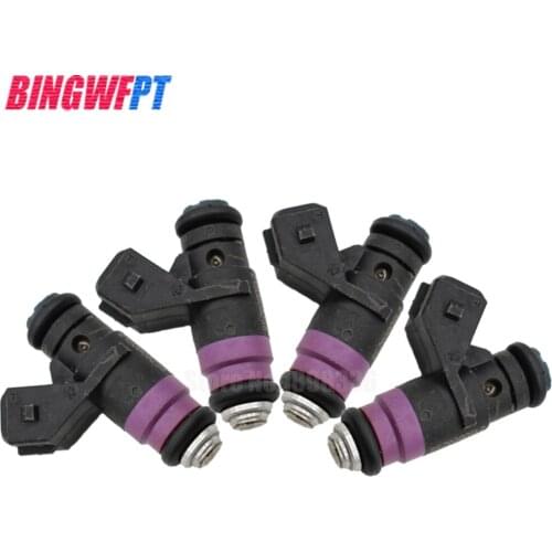 4PCS Fuel Injectors OEM H132259 For Renault Megane 1.6 16v 31 T. KM Replacement Nozzle Injection Petrol 8200132259