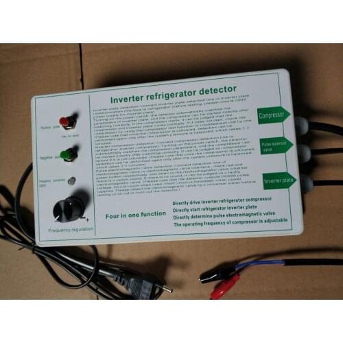 English Version Inverter Refrigerator Compressor Detector Tester Refrigerator Repair Tool Pulse Solenoid Valve Detection