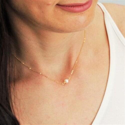 Женские ожерелья из жемчуга AOAEA China At AliExpress