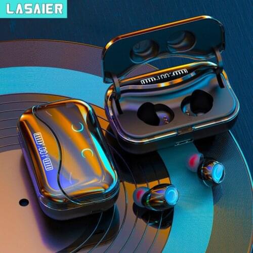 2021 Bluetooth 5.1 Earphone Touch Control Wireless Headphons HiFi IPX7 Waterproof Earbuds Headset with LED Display Charging Box