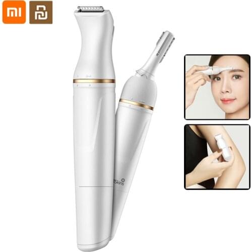 Xiaomi Wellskins Eyebrow Body Electric Trimmer Shaver Female Epilator Machine Lady Hair Removal Two Speed Cutter Hair Clipper