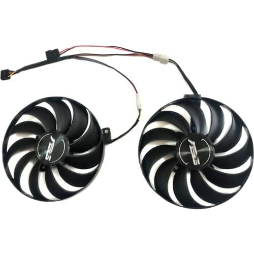 FDC10U12S9-C T129215SU PLD10010S12HH Cooler For ASUS ROG-STRIX-RX 5500 XT-O8G-GAMING DUAL-RX5500 XT-O8G-EVO Video VGA Replace