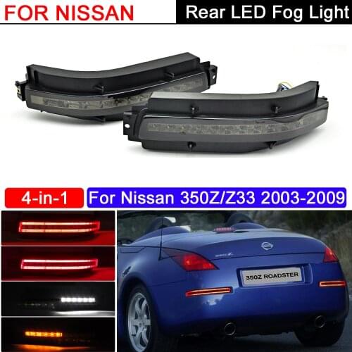 LED Turn Sigal Backup Brake Rear Fog Light For 2003-2009 Nissan 350Z Z33