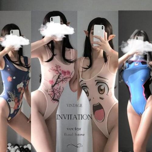 JIMIKO sexy lingerie anime cosplay tights crotchless swimsuit Halloween woman erotic uniform Porn costumes body suit outfit 2021