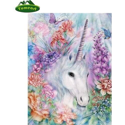 Diy Diamond painting cartoon animated cross stitch crystal full square drill sets unfinish decorative Diamond embroidery unicorn