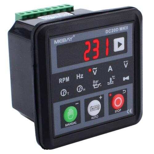 New DC20D MKII Genset Controller Generator Controller Upgrade DC20D for for Diesel/Gasoline Engine Generator