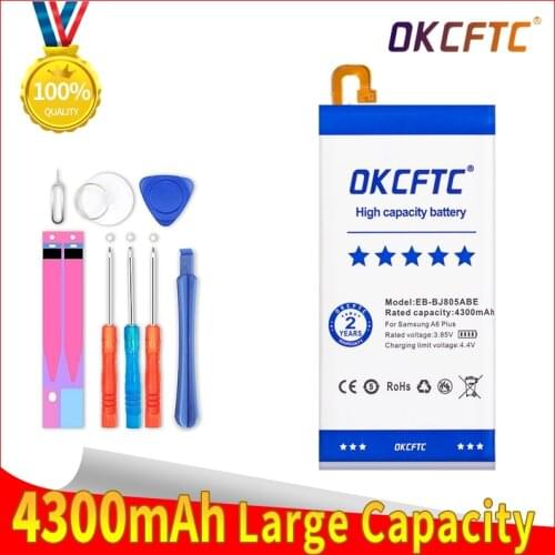 Original EB-BJ805ABE 4300mAh For Samsung Galaxy A6 Plus A6+ SM-A605F A605G A6050 A605K A605FN A605GN A6058 Authentic Battery