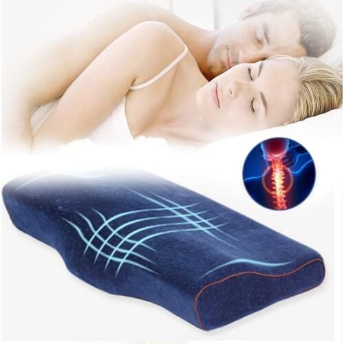Orthopedic Memory Pillow for Neck Pain Neck Protection Slow Rebound Memory Foam Pillow Health Care Cervical Neck Pillow Cover