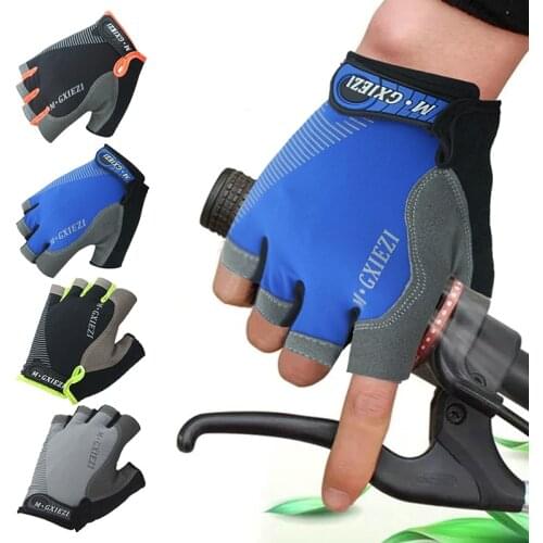 Mens Fingerless Gloves Mtb Bike Riding Cycling Gloves Anti-Slip Women Gloves for Bicycle Accessories Motorcycle Driving Gloves