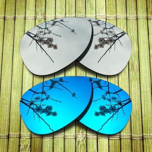 Polarized Replacement Lense For-Oakley Warden Sunglasses Frame - Chrome & Blue Combine Options