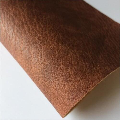 Leatherette popular imitation leather drop grain leather fabric Vintage Leather bedside sliding door leather