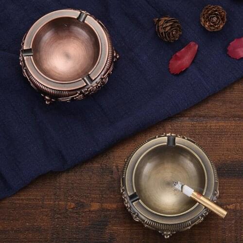 European retro ashtray portable ashtray mini outdoor home
