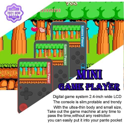 Portable Handheld Game Console Built-in 500 Classic 8 Bit Games Retro Video Game Console 2.4 Inch Screen For Children Best Gift