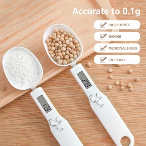 Portable Digital Measuring Spoon Electronic Kitchen Scale 500g 0.1g LCD Display Digital Spoon Scale Baking Kitchen Gadget Tools