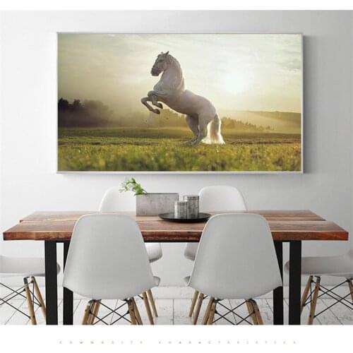 Horse Poster Nordic Modern Decoration Home Wall Painting Abstract Wall Art Canvas Pictures for Living Room Maison Decor