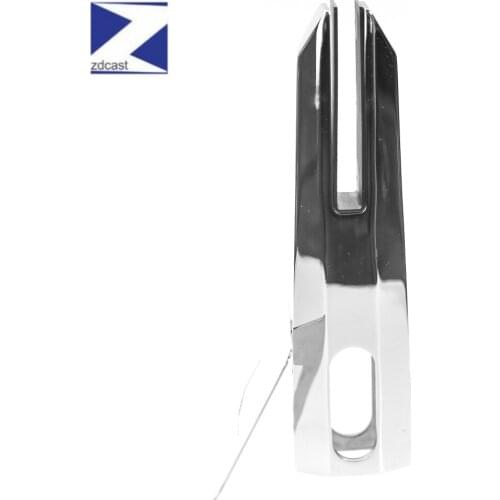 Mirror Satin Adjustable Square Base Mount Glass Spigot Railing Pool Fence Frameless Balustrade 12mm Glass