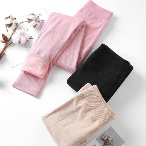 Women 2021 Autumn Winter New Solid Slim Casual Pants Female High Waist Stretch Trousers Ladies Fitness Skinny Leggings E509