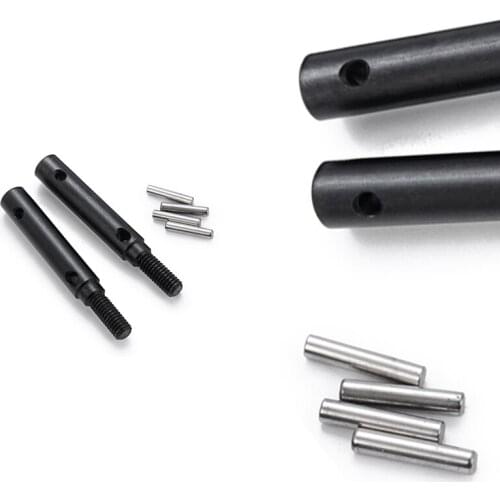 Hard Steel Front Rear Portal Stub Axle Drive Gear Shaft for 1/10 RC Crawler TRAXXAS TRX4 TRX-4 TRX6 Portal Axle