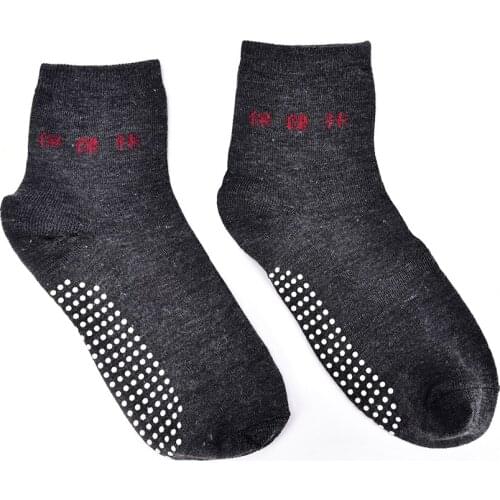1 Pair New Anti Cold Tourmaline Socks Heating Tourmaline Socks Foot Massager Far Infrared Automatic Heat Ankle Massage Socks