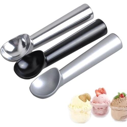 Aluminum Ice Cream Scoop Tool cookie scoop Icecream Spoon Kitchen Gadgets Sticks Mashed Potatoes Watermelon Fruit Spoon 1PCS