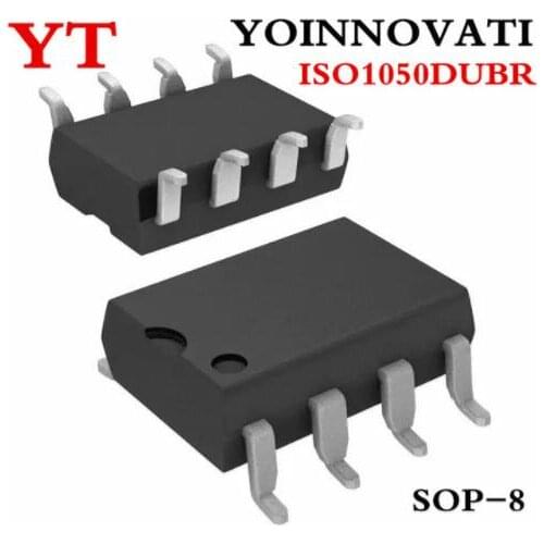 10pcs/lot ISO1050DUBR SO1050DUBR ISO1050 1050 IC TXRX CAN 5V 8SOP