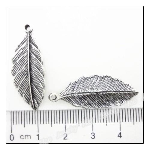 15 pcs Charms Tree leaf Pendant Tibetan silver Zinc Alloy Fit Bracelet Necklace DIY Metal Jewelry Findings