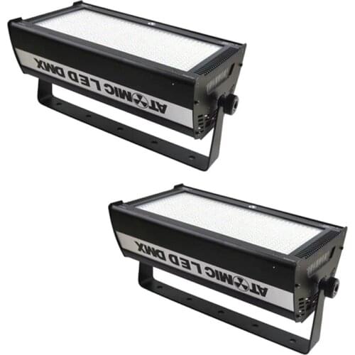 2 Units Strong Flash White Color 1000W LED DMX Strobe Stage Light Professional DJ Disco Strobe Lighting