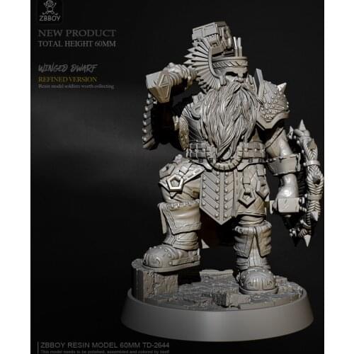 60mm Resin model kits DIY figure self-assembled TD-2644