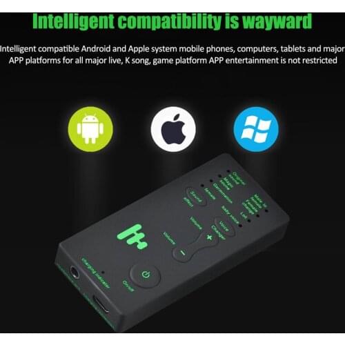 Voice Changer Microphone Disguiser Phone Microphone Voice Changer Adapter for PUBG