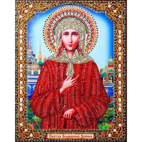 Specail-shaped Diamond Painting"Our Lady"Diamond Embroidery 5D,DIY Diamond Mosaic Sale,Bead Picture,Round diamant Decor