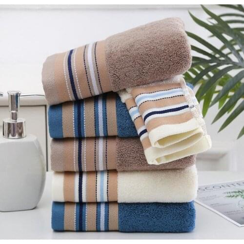 24 Style Solid Bamboo Fiber Bath Towel Gift Stripe Bamboo Hand Face Towel Men Women Adult Household Soft Bamboo Fiber Towel Sets