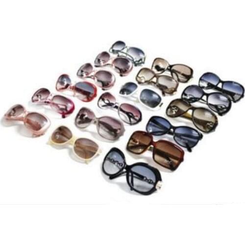 Free Shipping High Quality Womens Ladies Designer Sunglasses Tortoise Big Frame UV400 Sun Glasses mixed Colors Wholesale