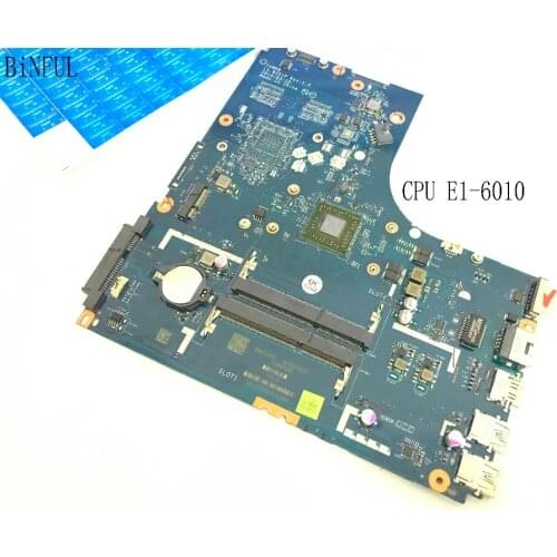 BiNFUL NEW TESTED AVAILABLE ZAWBB LA-B291P MAINBOARD MOTHEBOARD FOR LENOVO B50-45 NOTEBOOK E1-6010 PROCESSOR COMPARE PLEASE