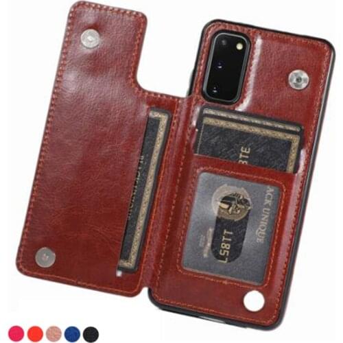 Kickstand Case For Samsung Galaxy A71 A51 A30 A21 A50 A11 A20S A81 A91 M10 Leather Wallet Case Card Slots Shockproof Flip Shell