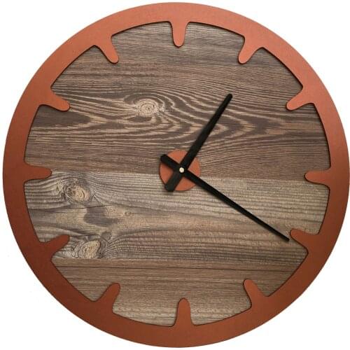 North Designed Booties Copper Bar Decorative Wall Clock 48 Cm