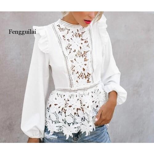Ажурные блузки Fengguilai China At AliExpress