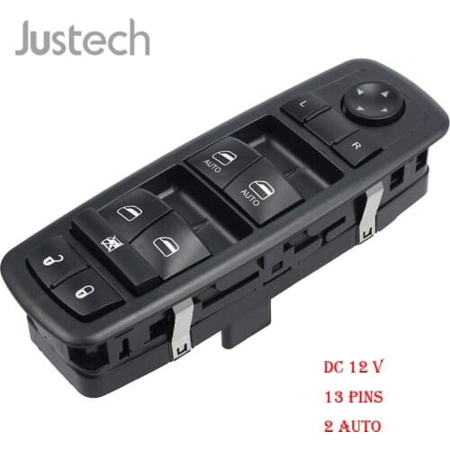Justech 2 Auto Power Window Switch Driver Side For Dodge Ram 1500 2500 3500 2009-2012 4602863AD 4602863AD 4602863AB 4602863AC