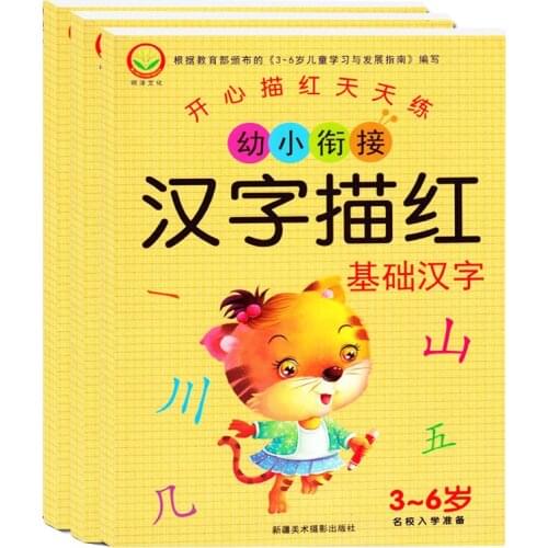 Chinese Basics characters han zi Order Strokes writing exercise book learn Chinese kids adults beginners preschool workbook AJ