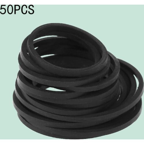 1.2mm width Mix Cassette Tape Machine Belt Assorted Common Square Rubber Belt for Recorders Walkman DVD Drive