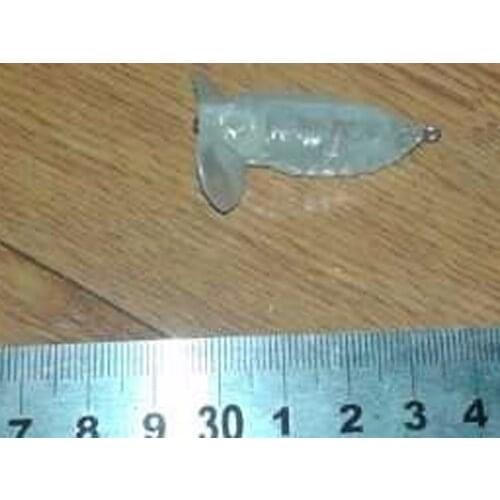 1pcs Unpainted hardbait Fishing Blank Lure Body 1 1/2 Inch 1/8 OZ Blank lures JS#8061