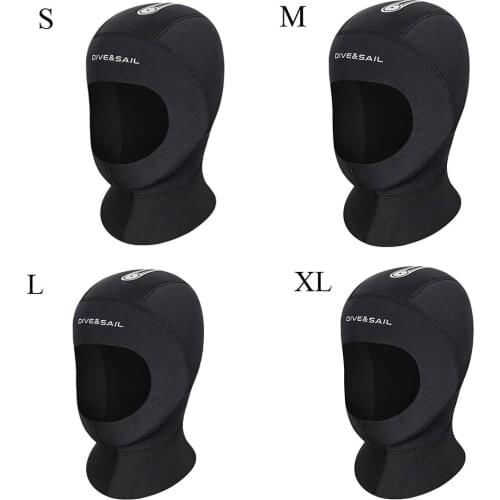 3mm Neoprene Scuba Diving Snorkeling Hood Hat Winter Swimming Wetsuit