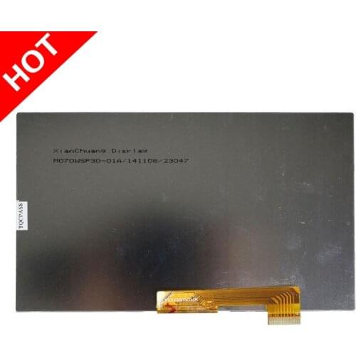 M070WSP30-02A 164* 97mm 30 pin New LCD display 7" Prestigio WIZE 3147 3G PMT3147_3G LCD Screen Panel