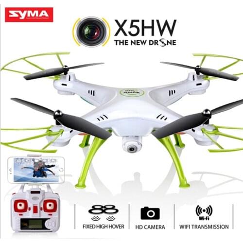 Original Syma X5HW (X5SW Upgrade) racing selfie Dron FPV Quadrocopter drone with Camera HD 2.4G 4CH RC Helicopter wifi USB Toy
